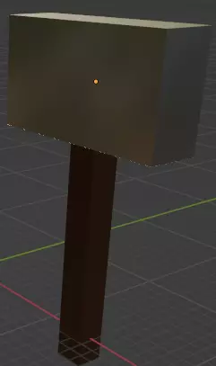 Viking Nail Hammer Free low-poly 3D model_0