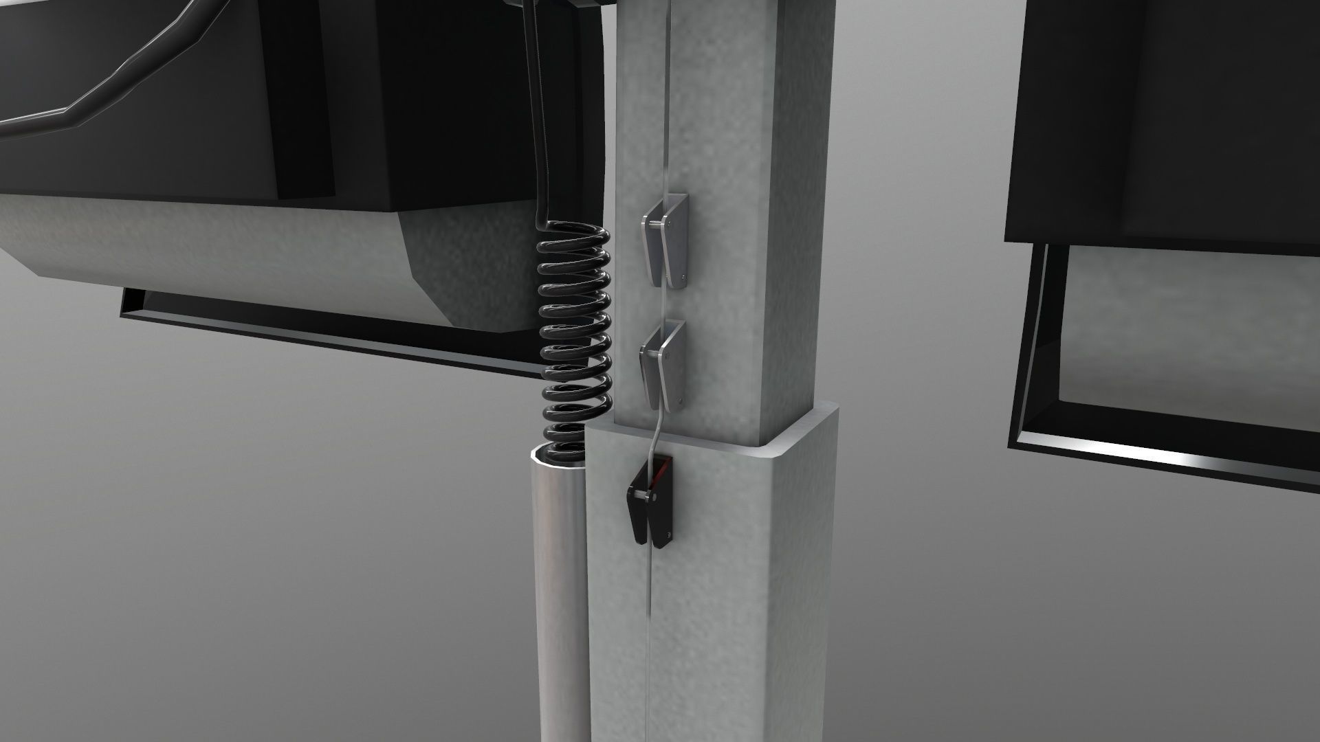 Tower Lamp 3D Model Low-poly 3D model_16