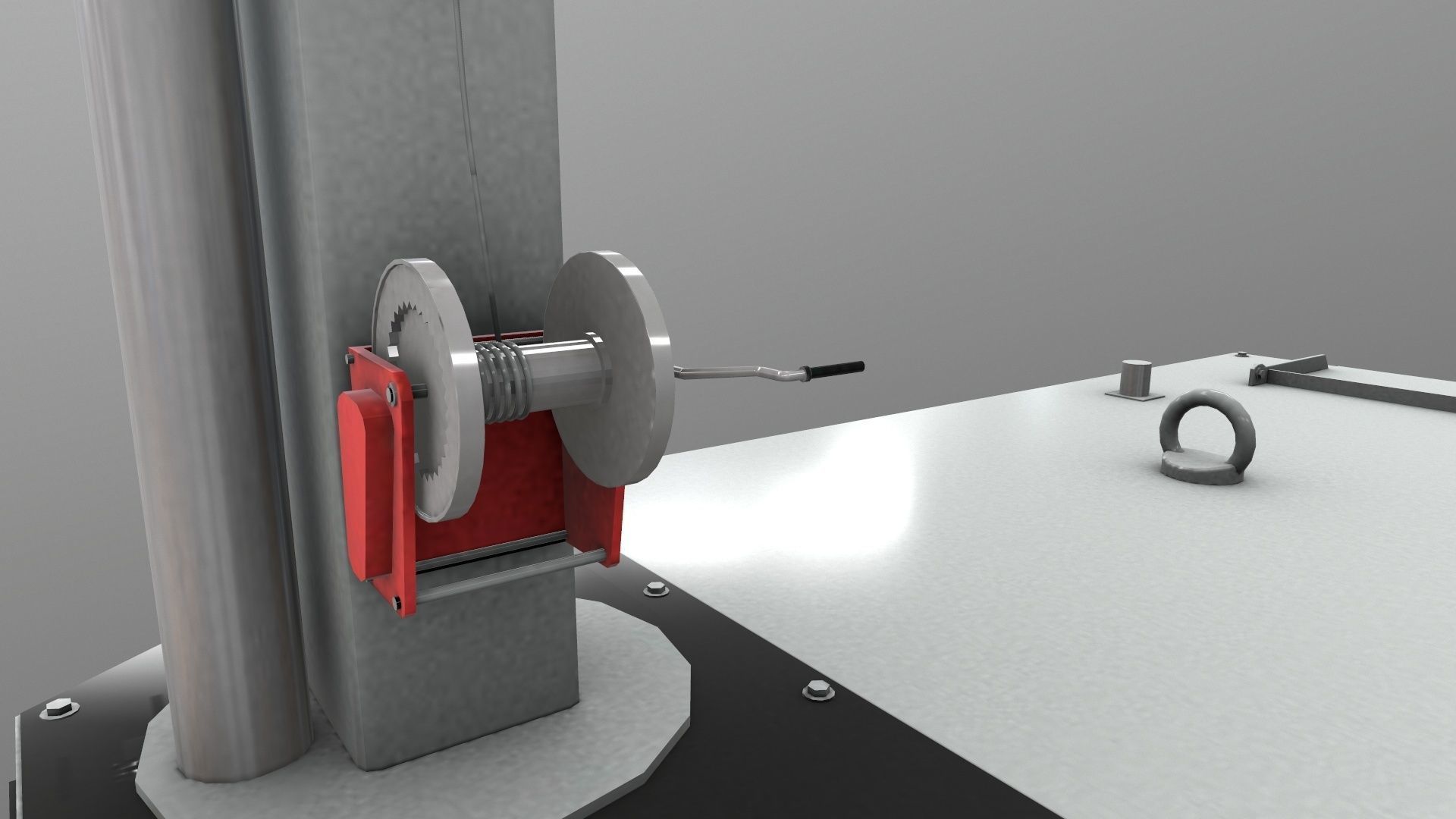 Tower Lamp 3D Model Low-poly 3D model_14