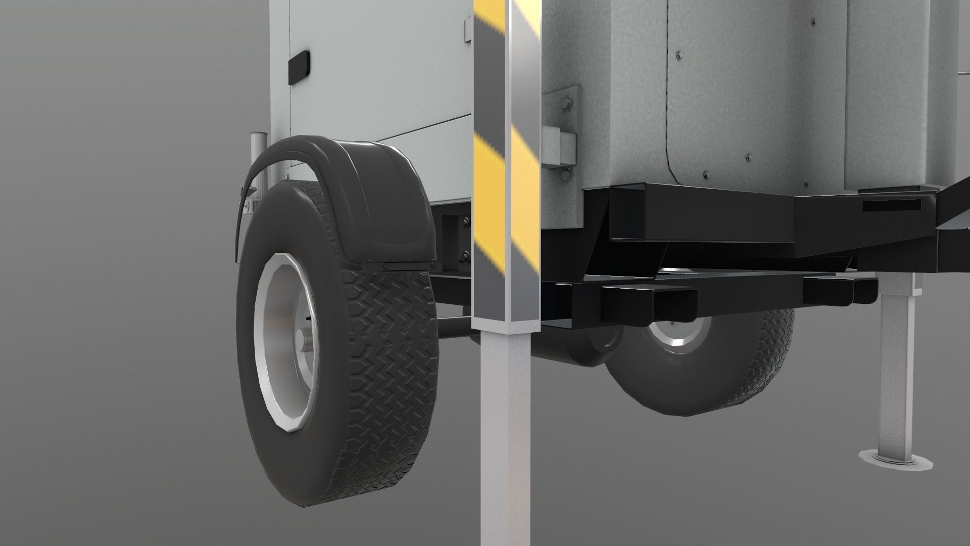 Tower Lamp 3D Model Low-poly 3D model_9