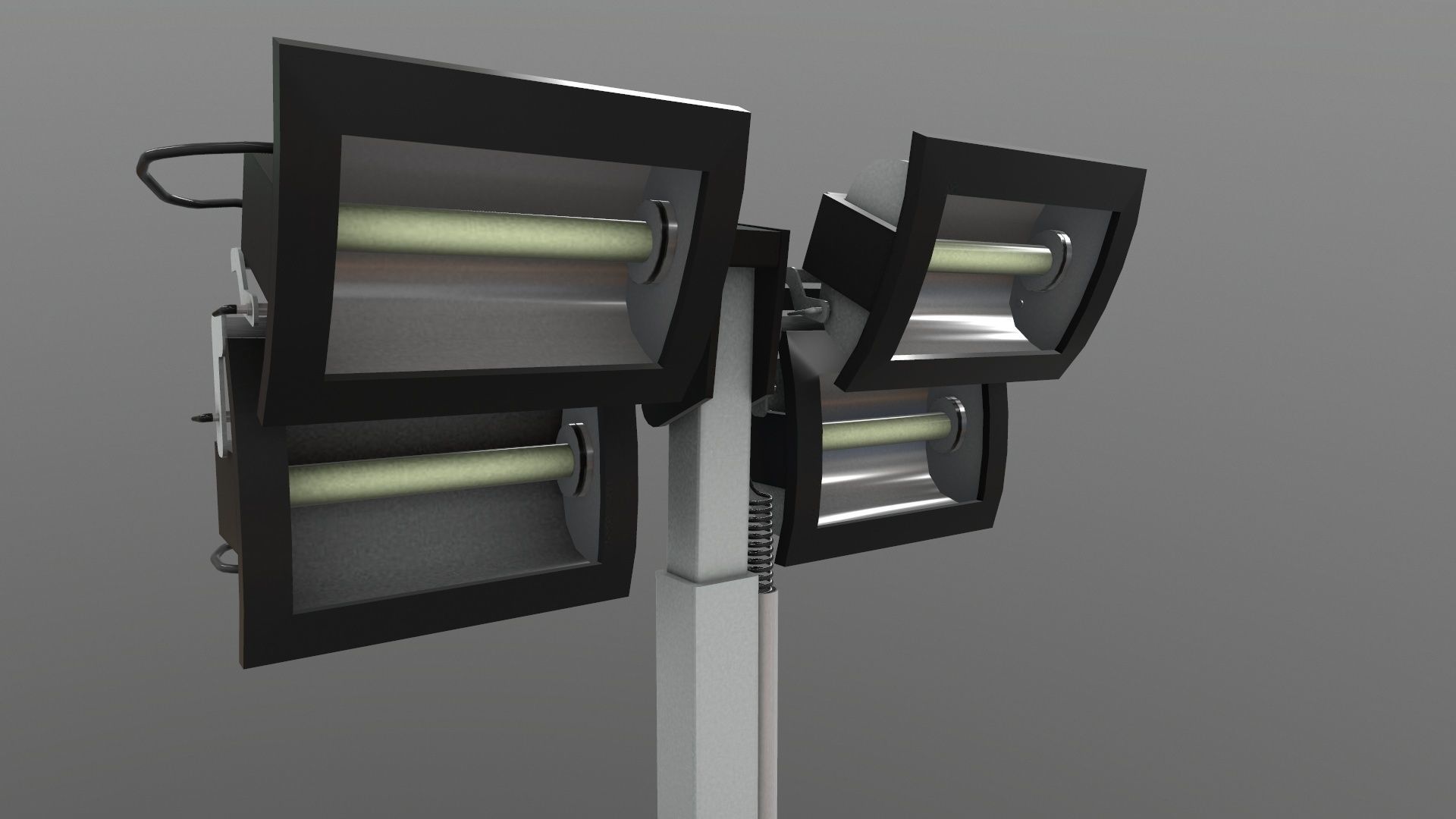 Tower Lamp 3D Model Low-poly 3D model_19