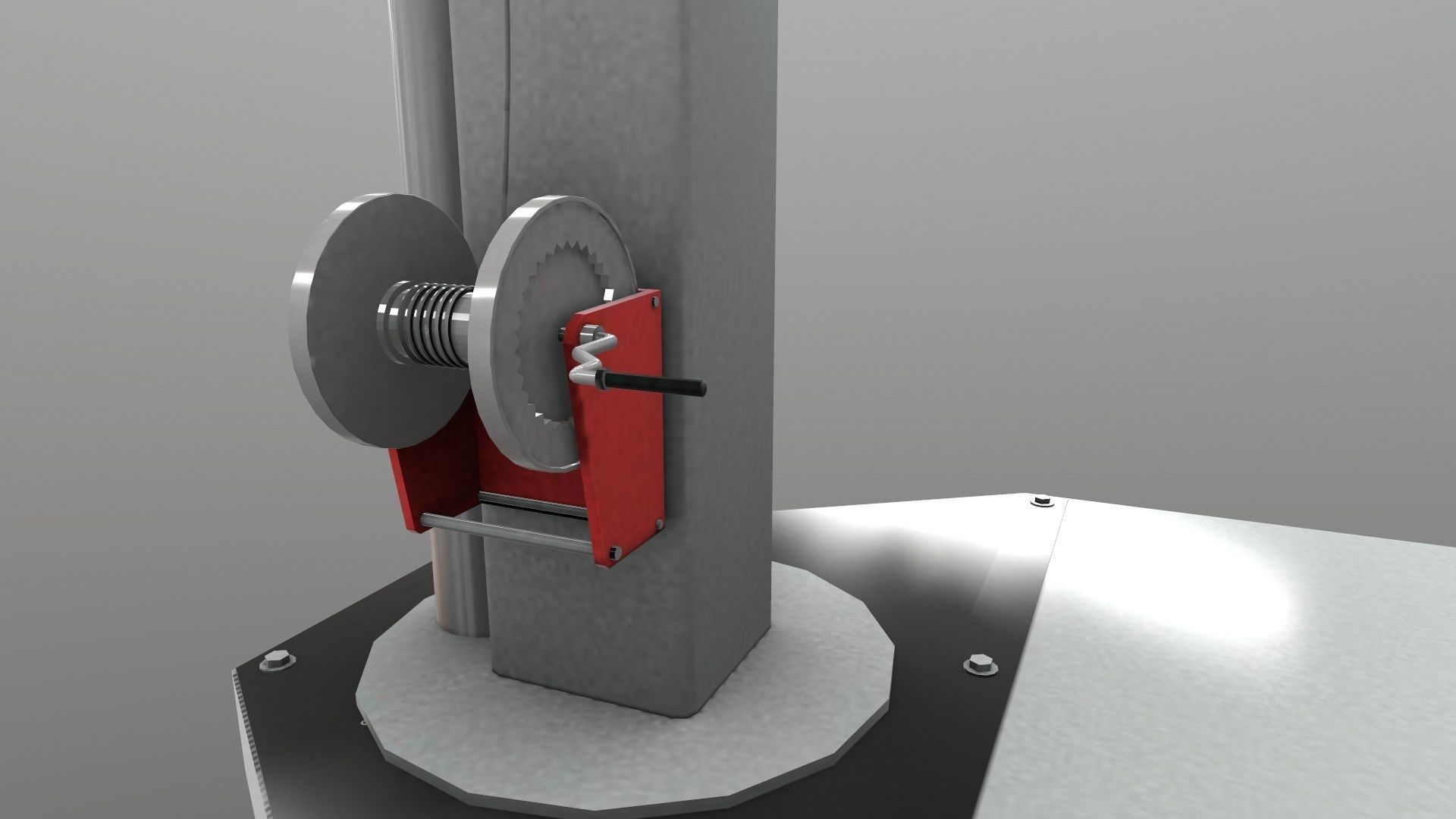 Tower Lamp 3D Model Low-poly 3D model_15