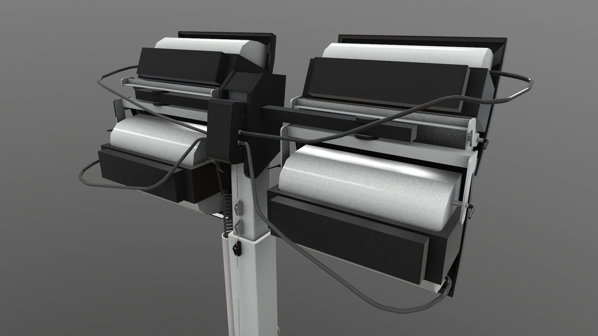 Tower Lamp 3D Model Low-poly 3D model_17