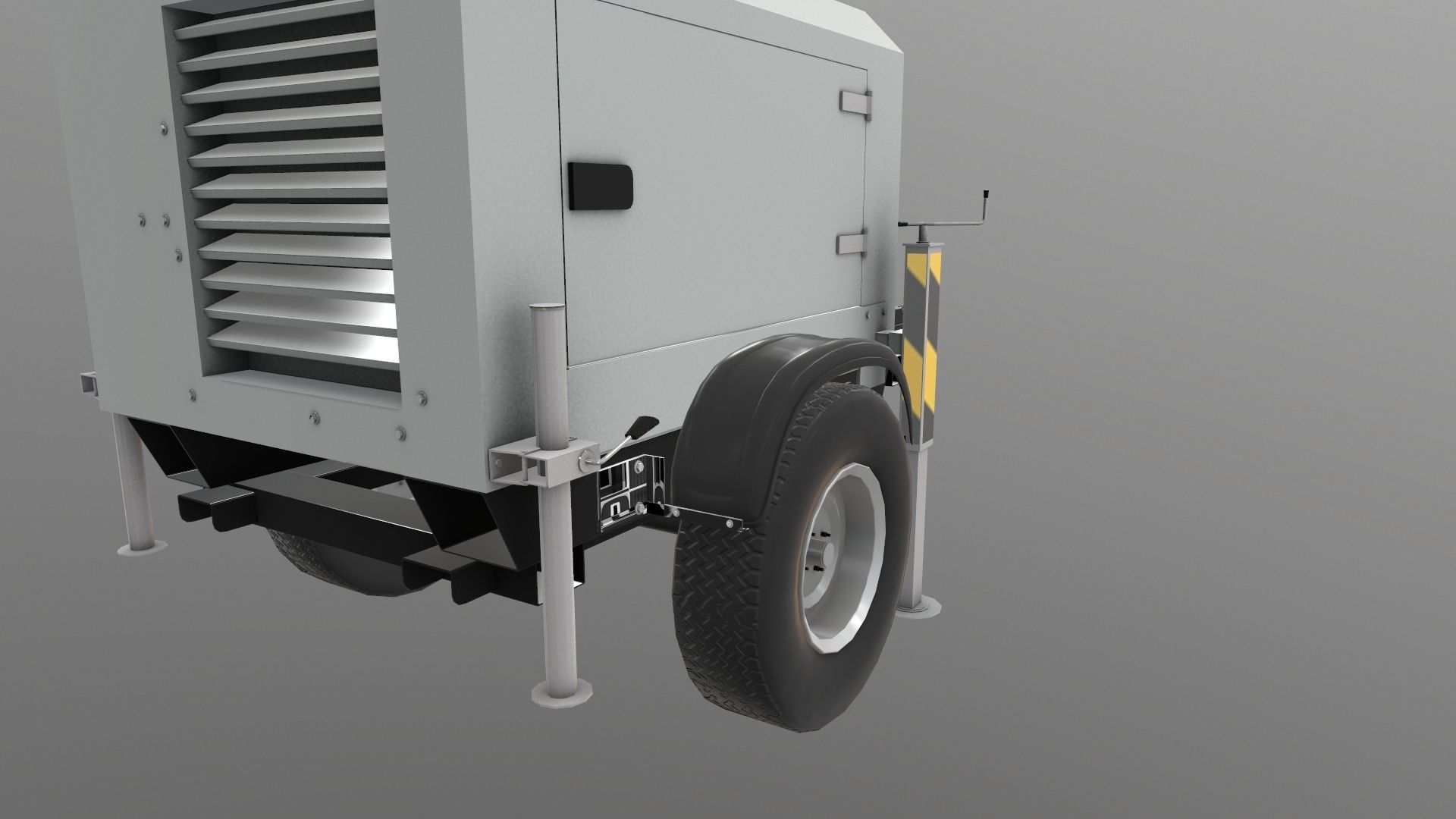 Tower Lamp 3D Model Low-poly 3D model_10