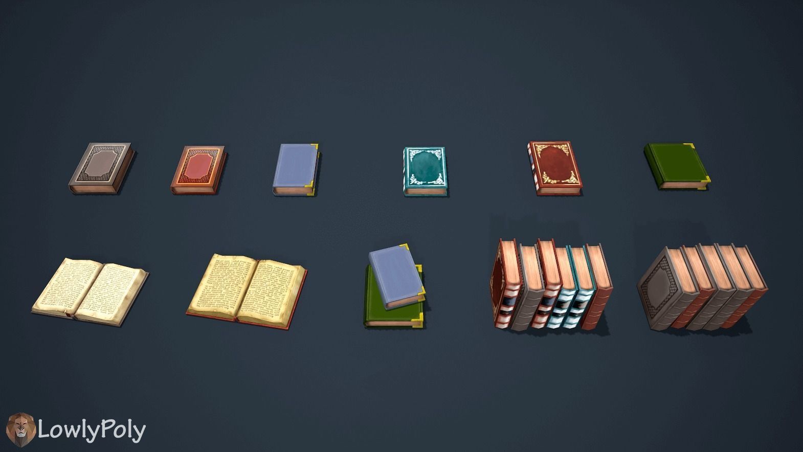Fantasy Treasure Pack Low-poly 3D model_9