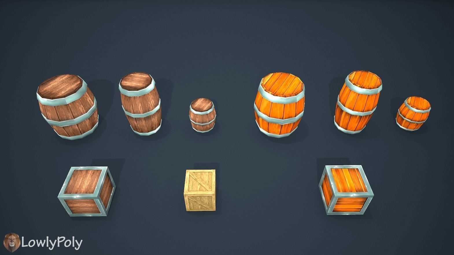Fantasy Treasure Pack Low-poly 3D model_11