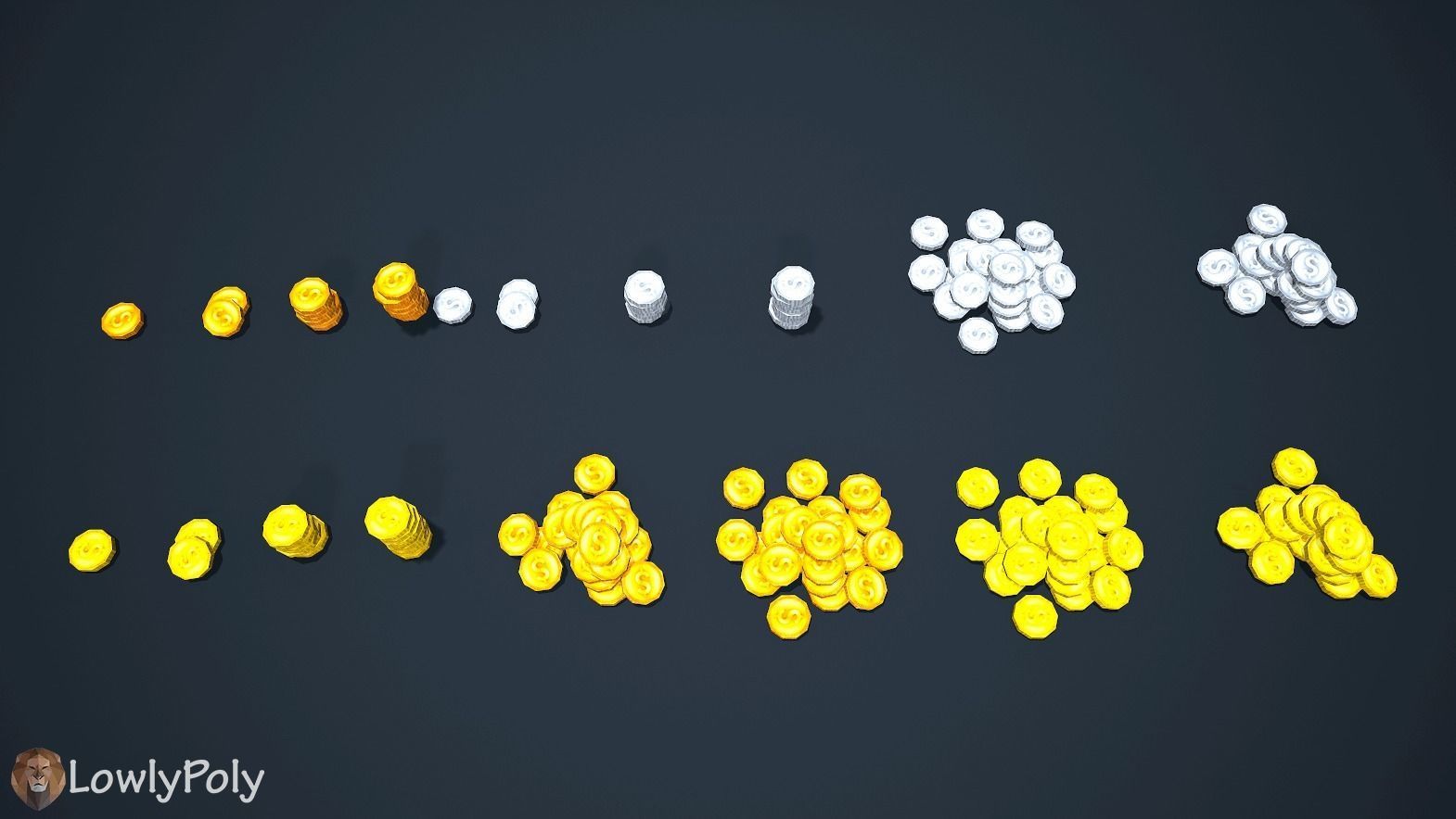 Fantasy Treasure Pack Low-poly 3D model_7