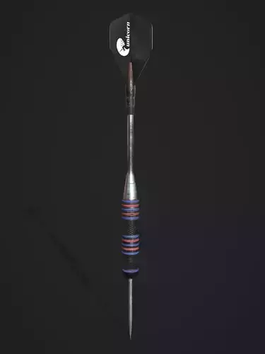 Steel Dart Pin - Low Poly PBR Game Ready