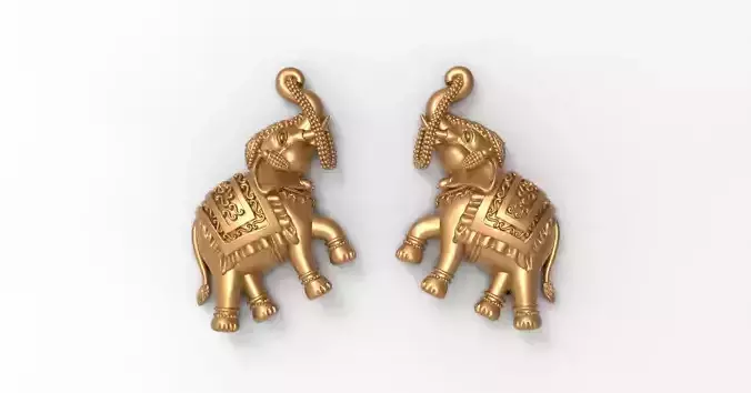 ELEPHANT pair of earrings