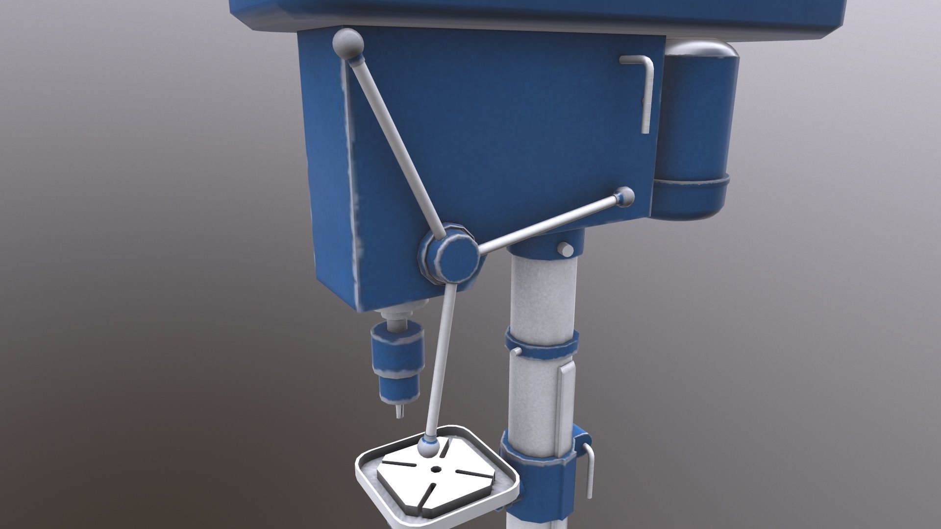 Drill Machine 3D Model  Low-poly 3D model_10