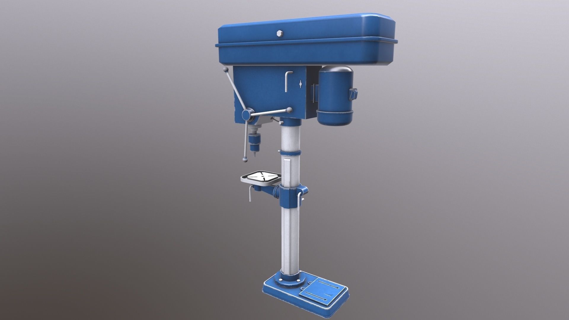 Drill Machine 3D Model  Low-poly 3D model_6
