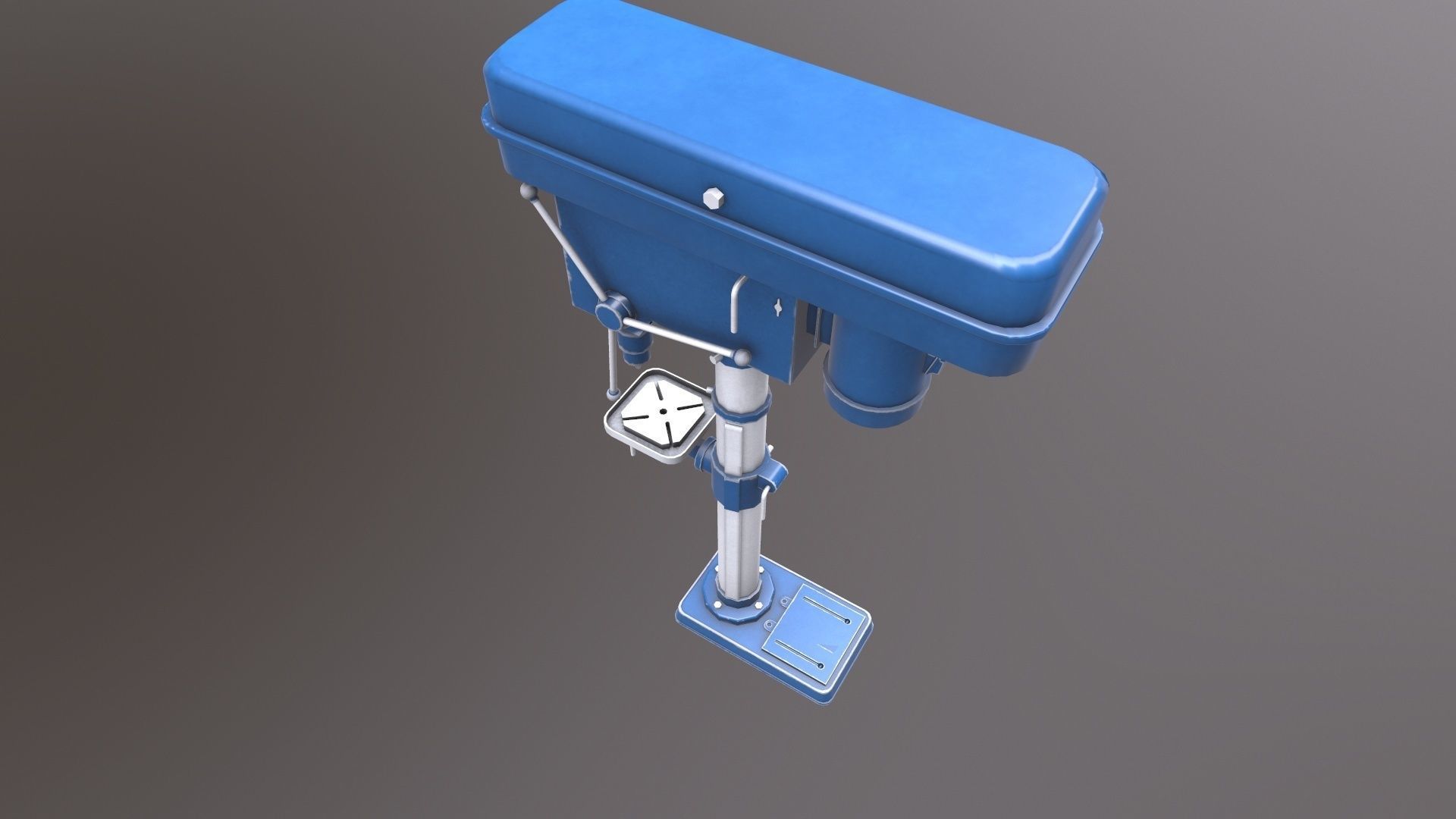 Drill Machine 3D Model  Low-poly 3D model_7