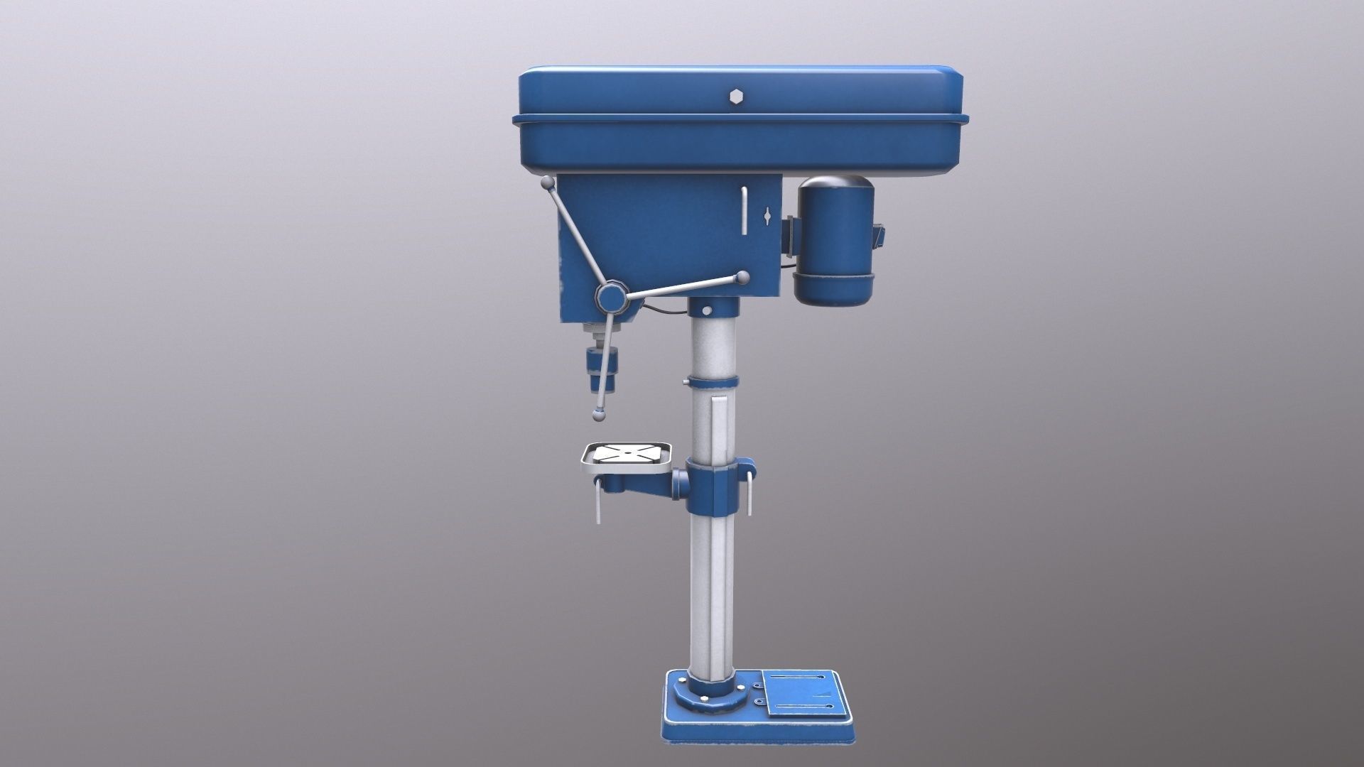 Drill Machine 3D Model  Low-poly 3D model_13