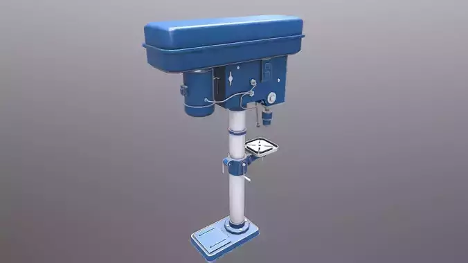 Drill Machine 3D Model 