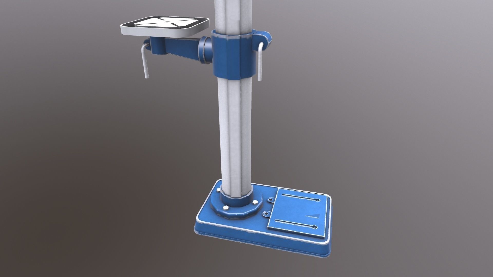 Drill Machine 3D Model  Low-poly 3D model_12