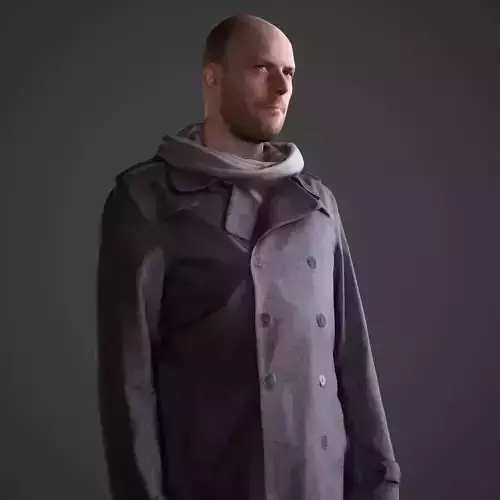 Casual Man Low-poly 3D model