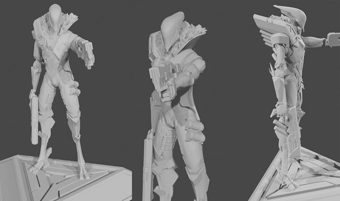 Project Jhin for 3D print model