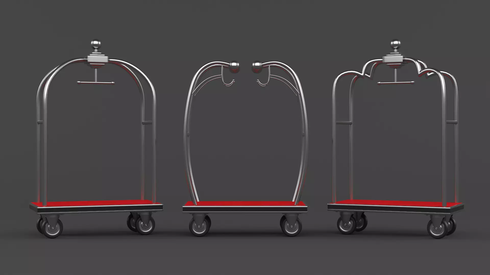 Luggage Cart 3D model