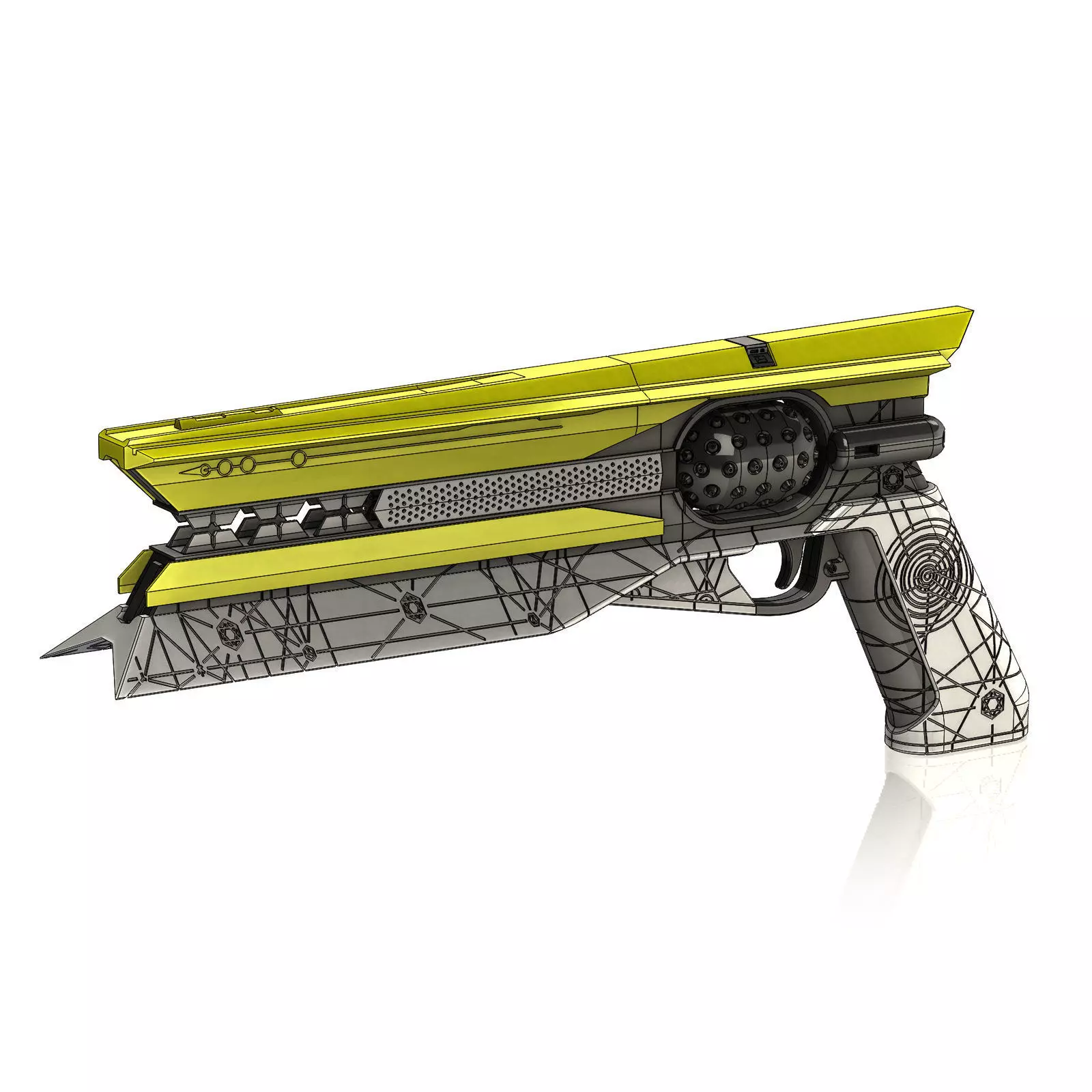 Sunshot Exotic Hand Cannon 3D print model_0