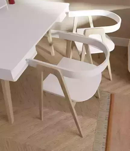 Oliver furniture WOOD ARMCHAIR 041623