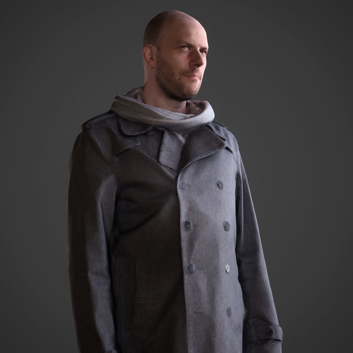 12 Casual Male Characters Low-poly 3D model_2