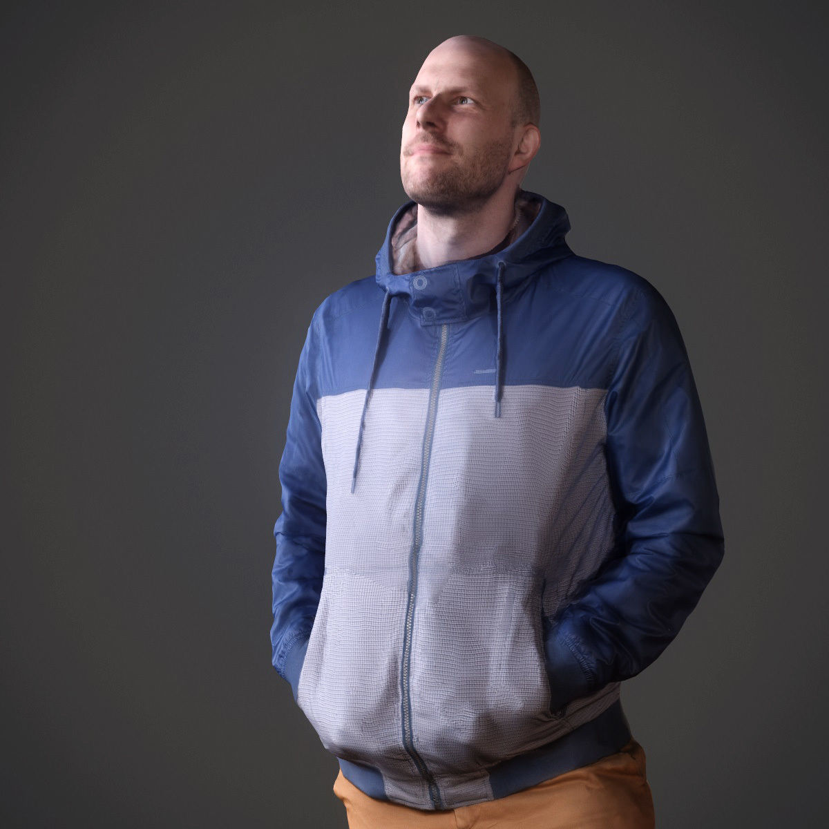 12 Casual Male Characters Low-poly 3D model_16