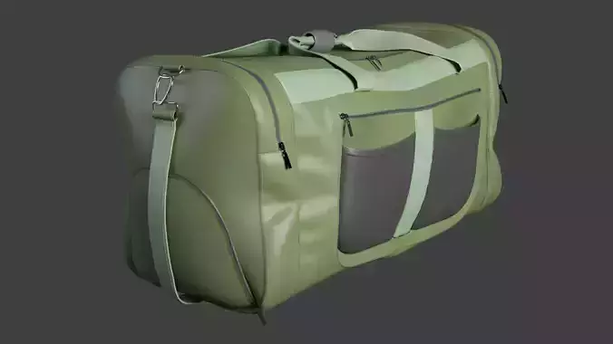 Duffel sports travel bag