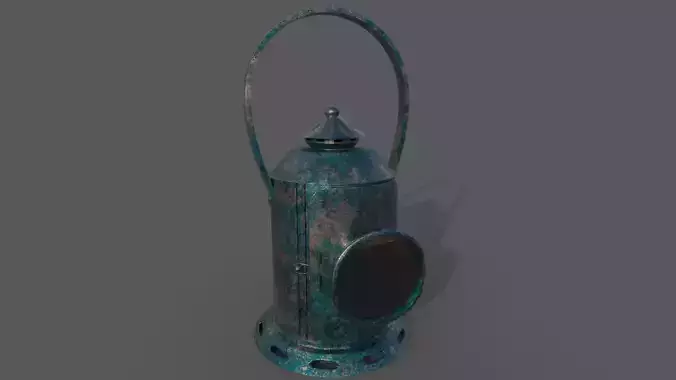 Railroad gas Lantern 3D model