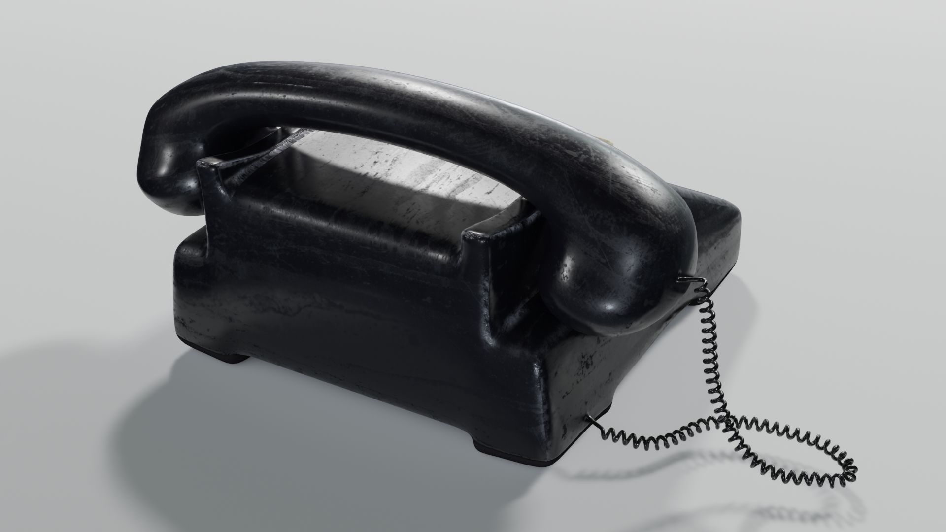 Old Telephone 3D model_5