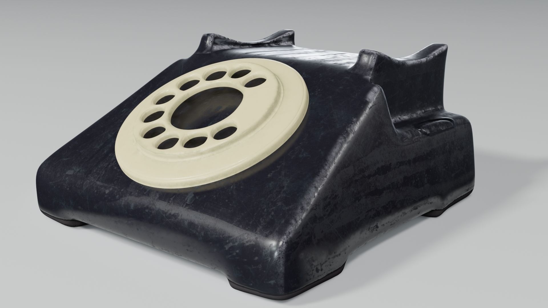 Old Telephone 3D model_9