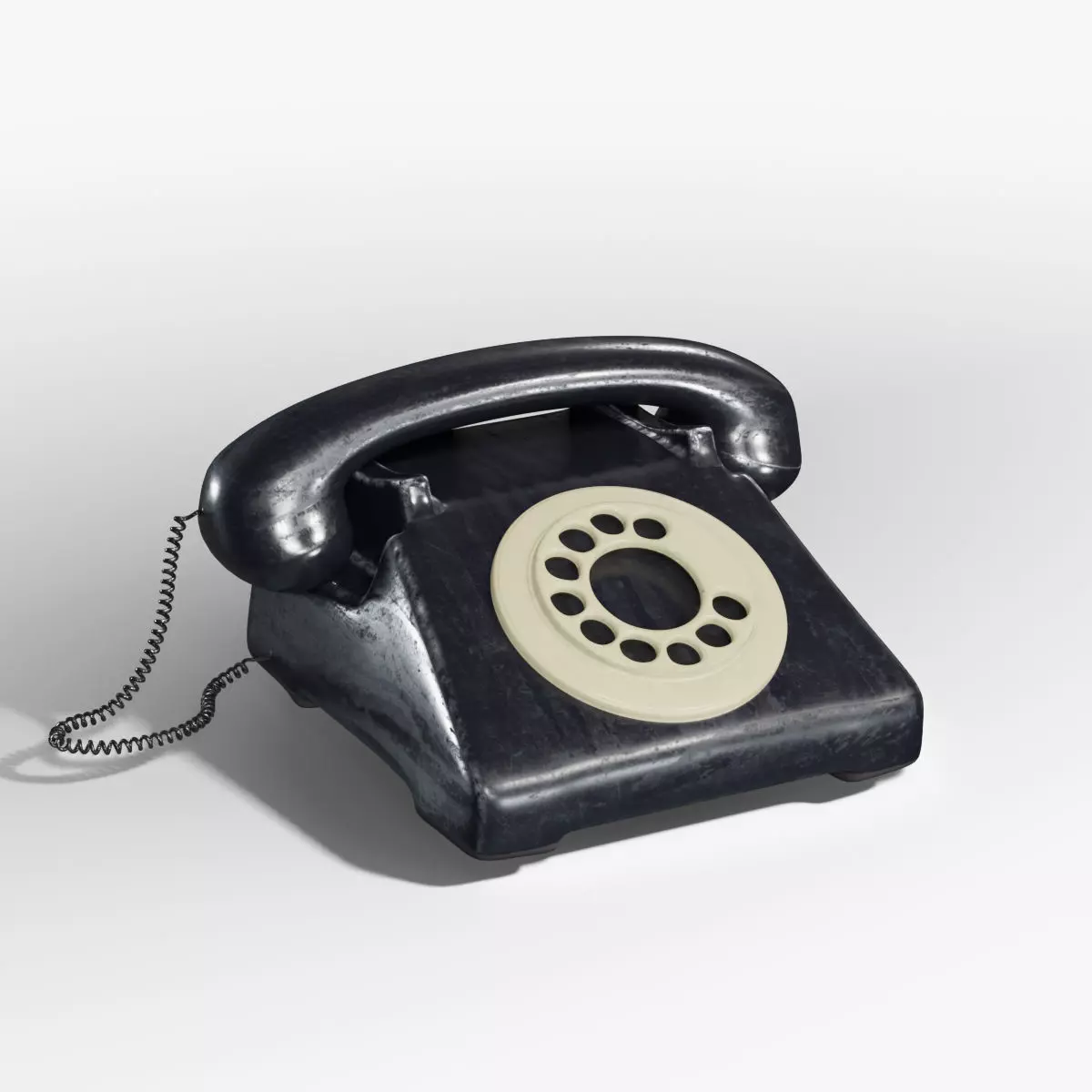 Old Telephone 3D model_0