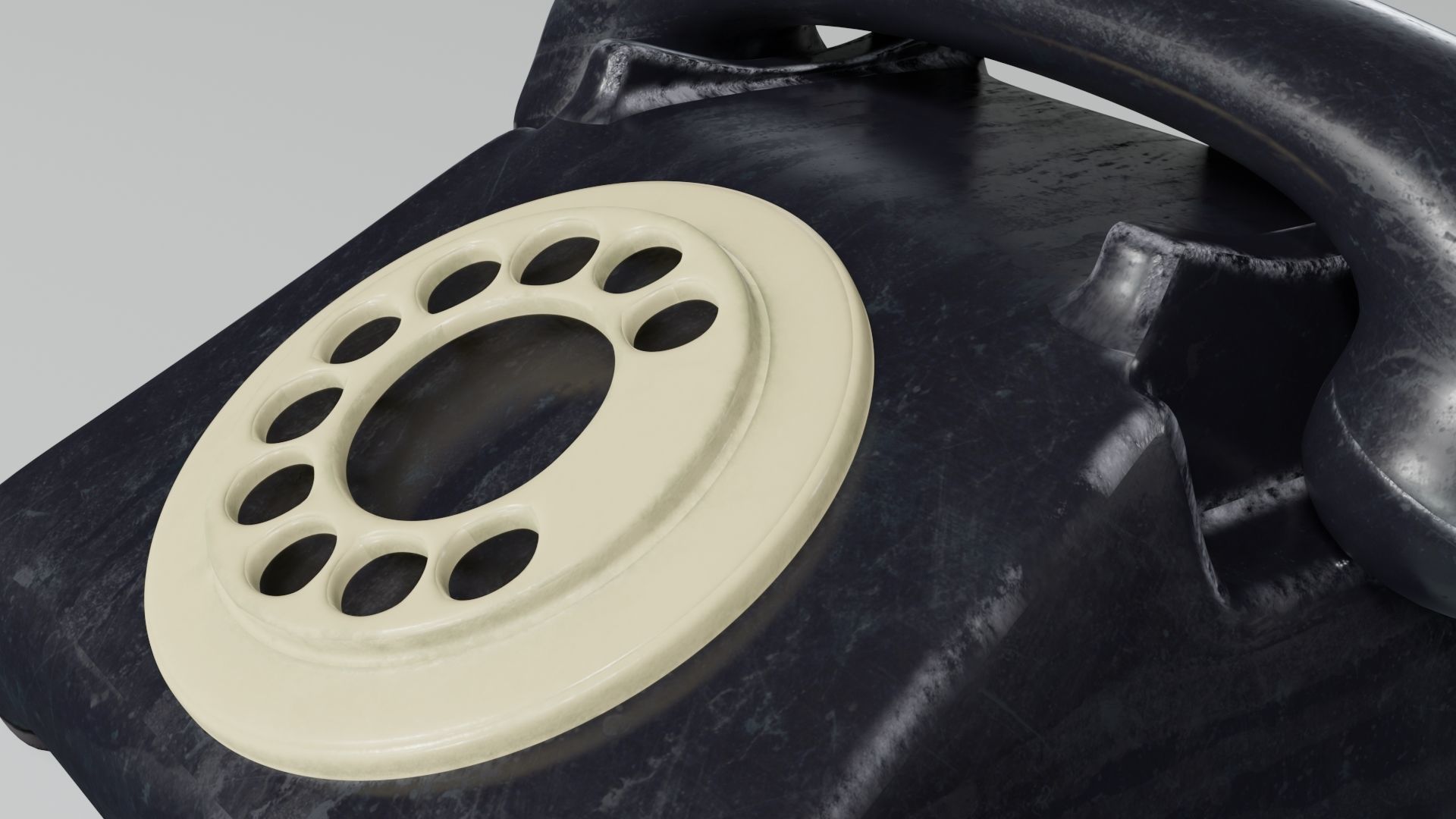 Old Telephone 3D model_4