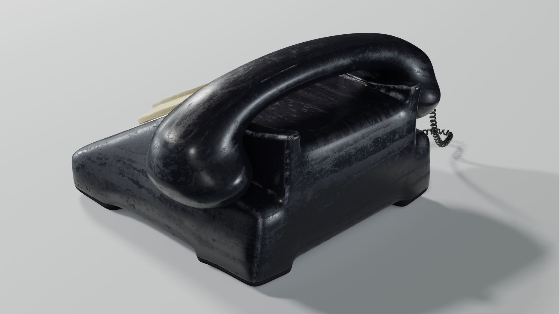 Old Telephone 3D model_6