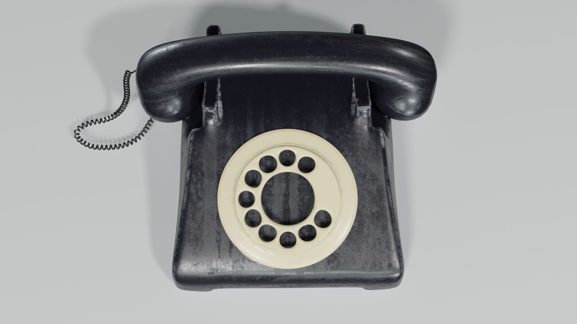 Old Telephone 3D model_7