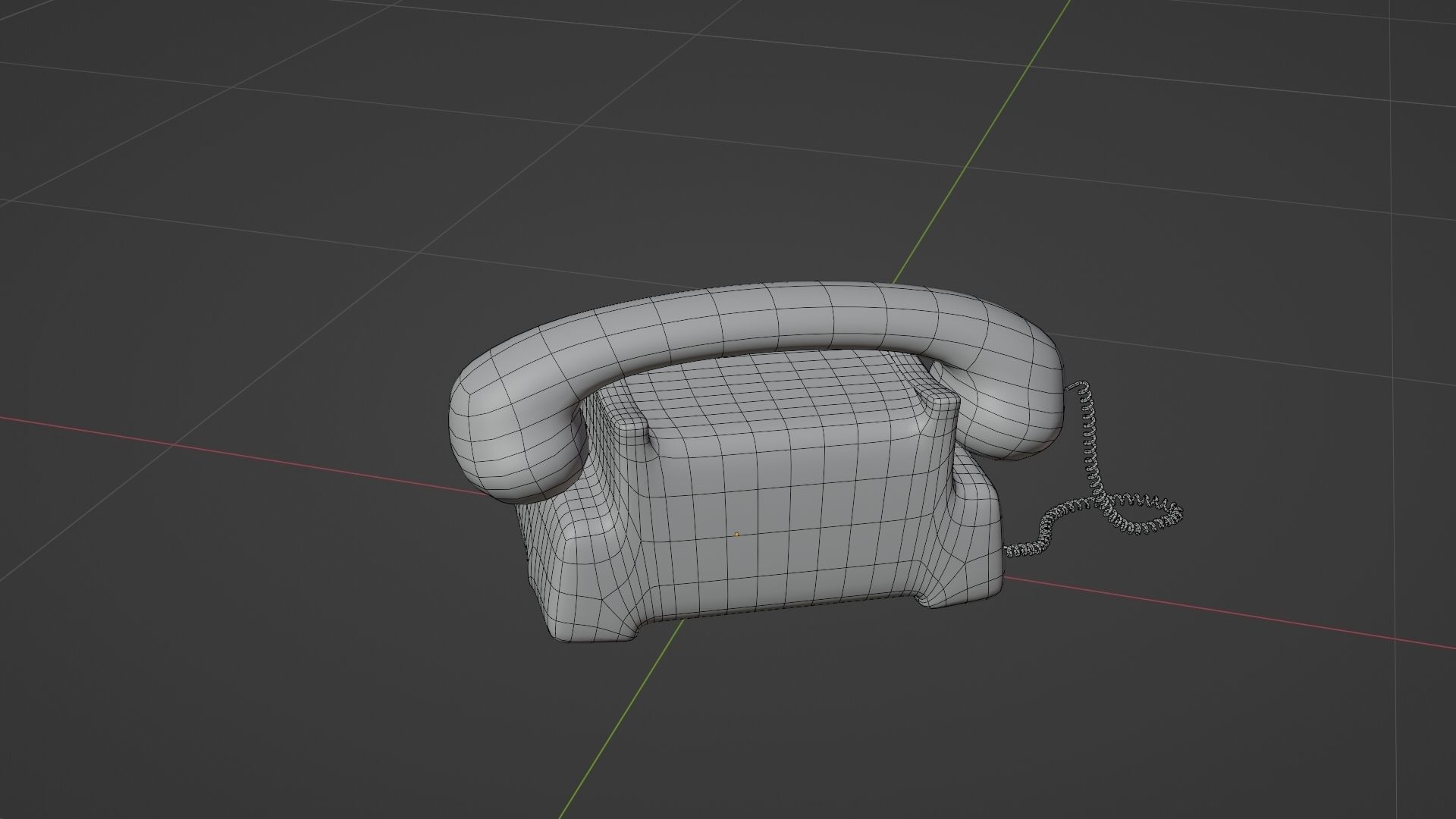 Old Telephone 3D model_3