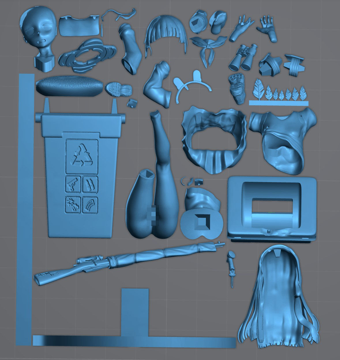 Miyu Kasumizawa - Blue Archive 3D print model_9