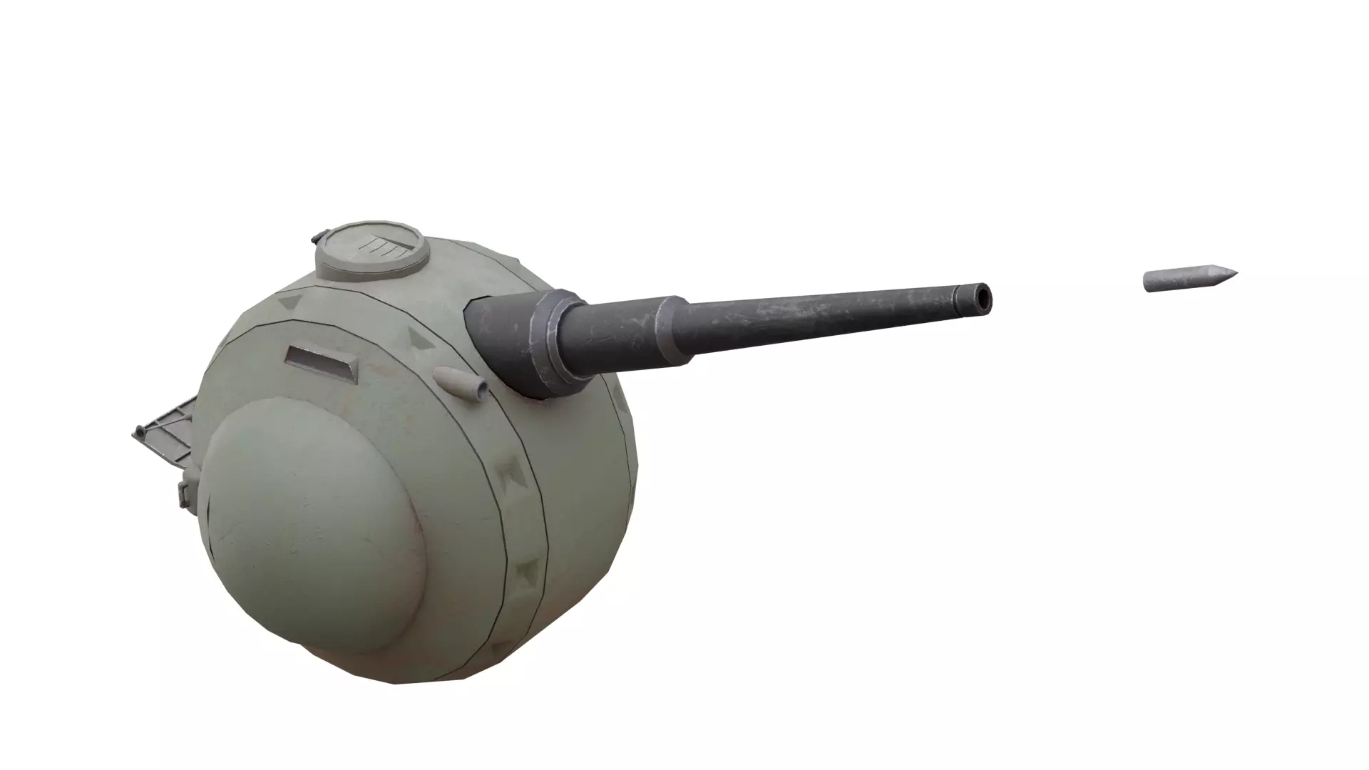 ball tank Free low-poly 3D model