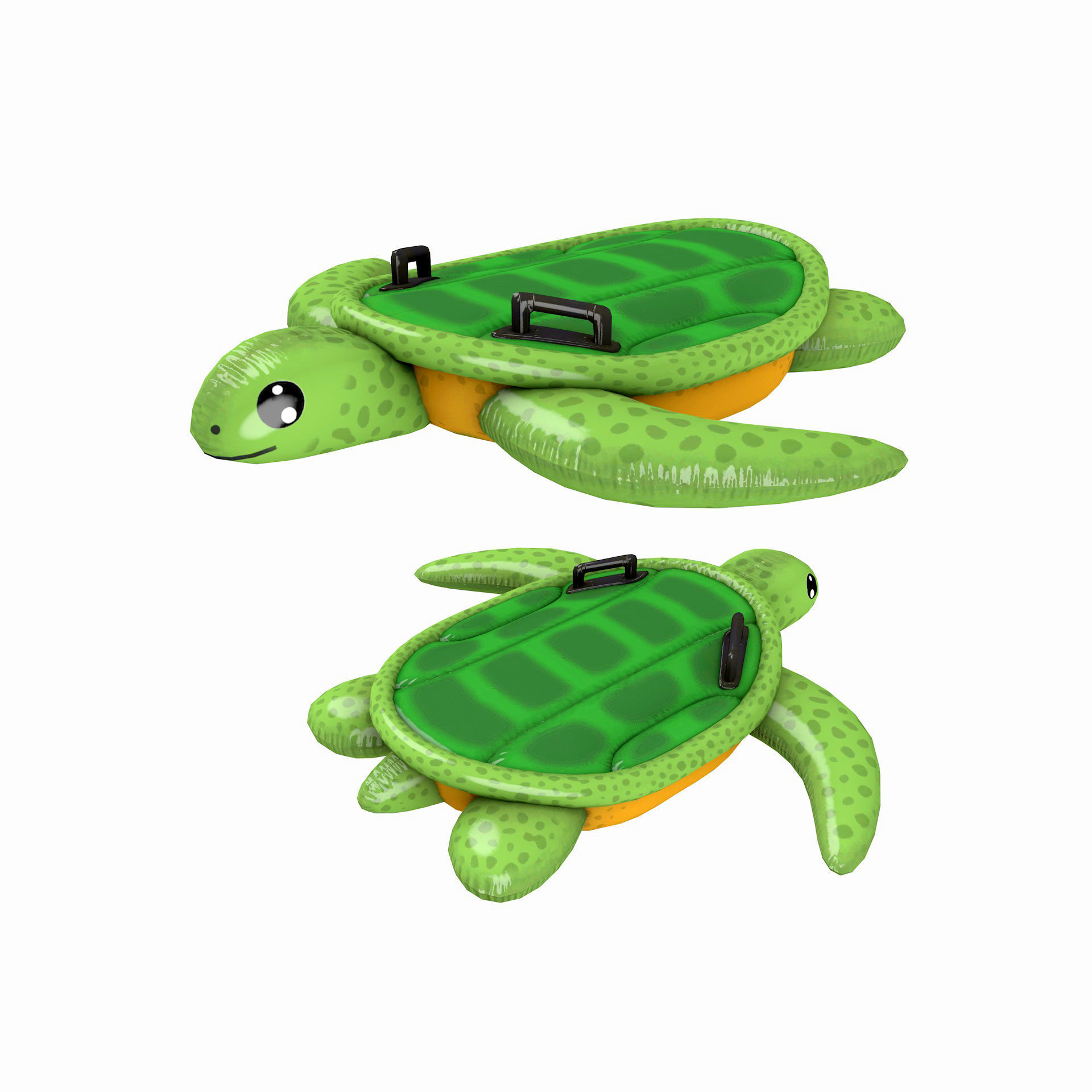 4 Inflatable Pool Toys Low-poly 3D model_5