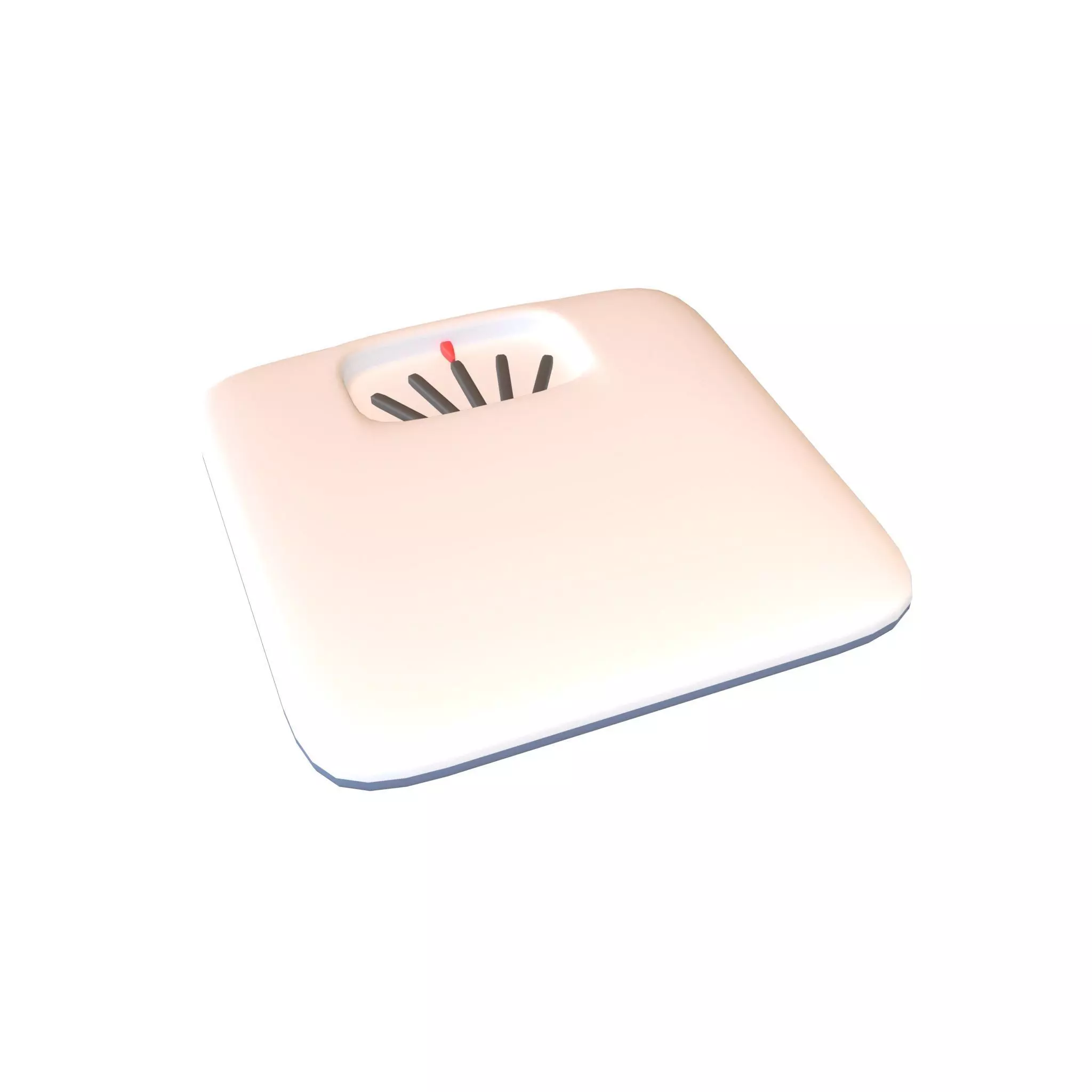Cartoon Weight Scale v1 001 Low-poly 3D model_0