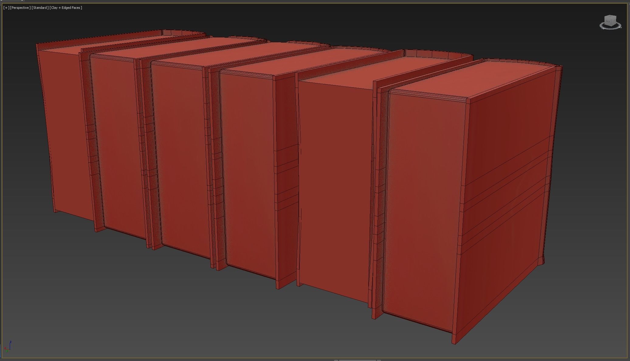 Medieval Book Low-poly 3D model_6