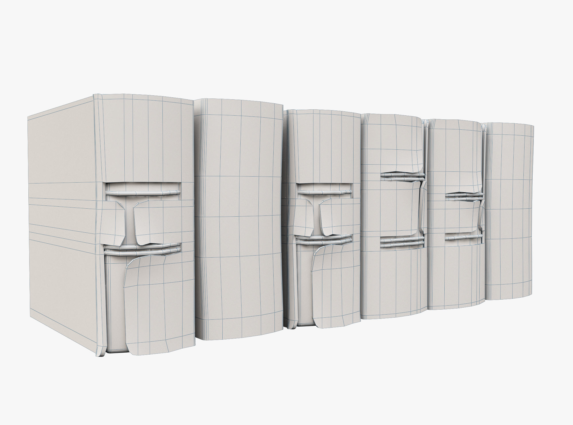 Medieval Book Low-poly 3D model_4