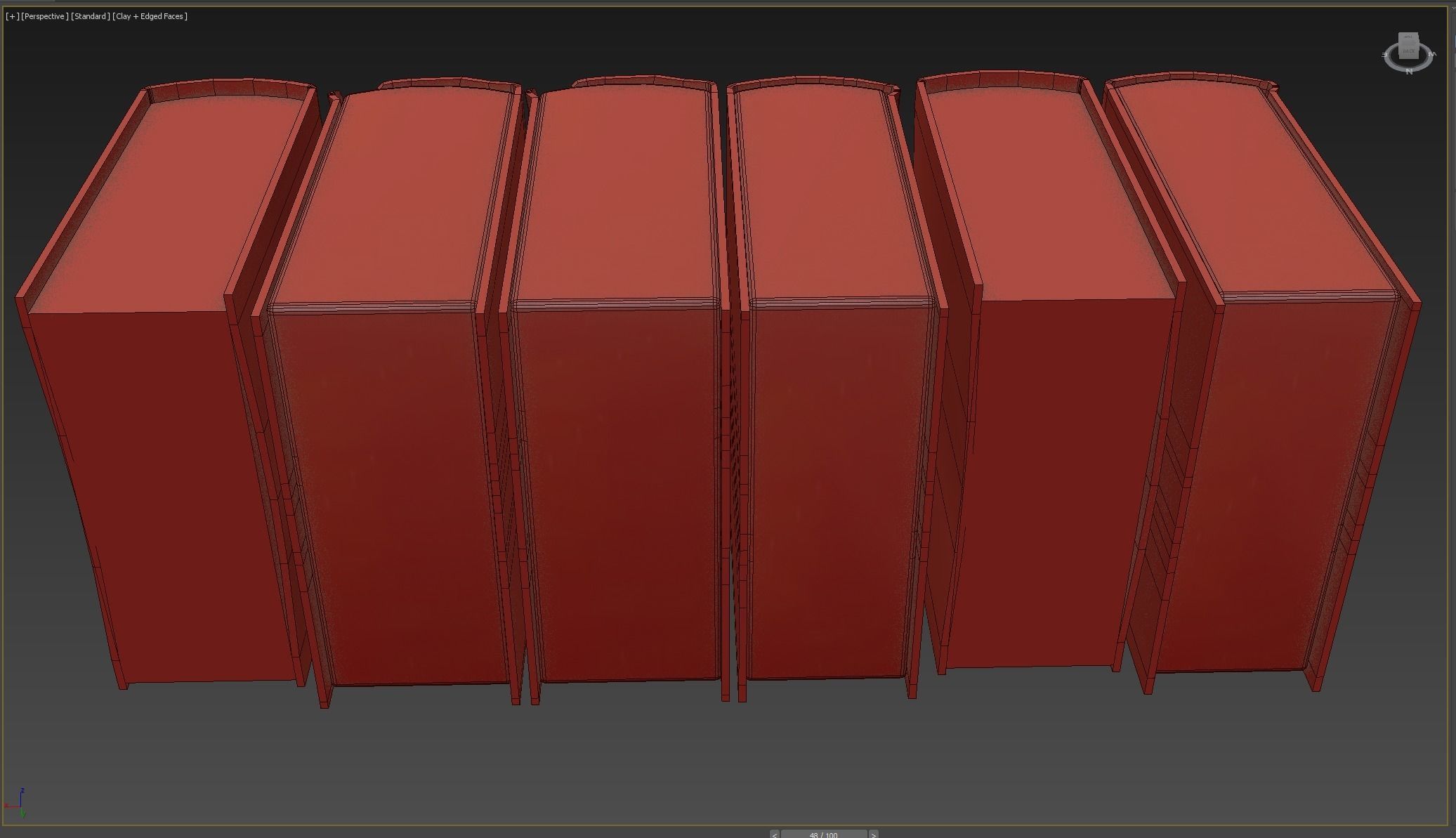 Medieval Book Low-poly 3D model_5