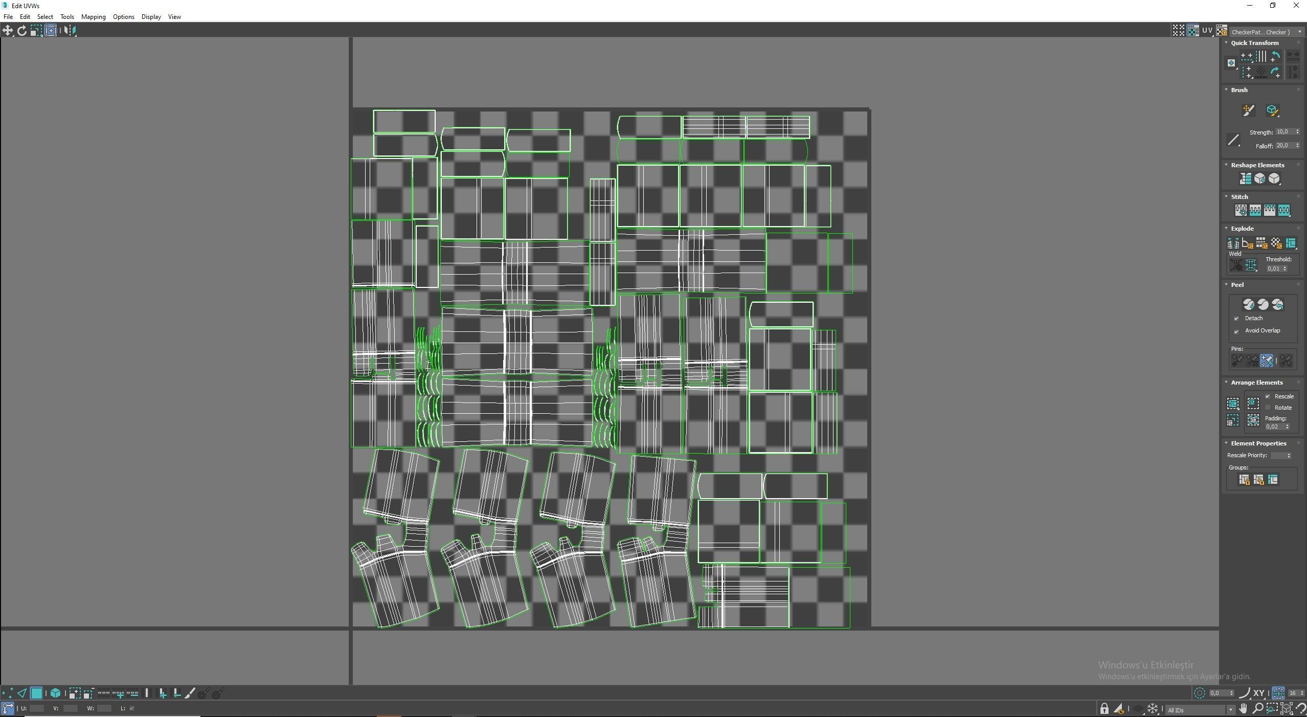 Medieval Book Low-poly 3D model_11