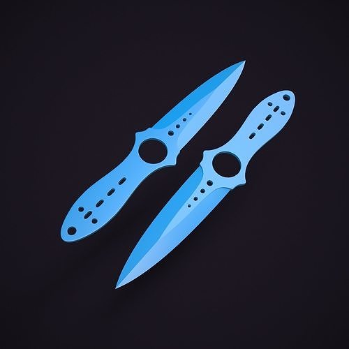 CSGO Skeleton Knife 3D Printable 3D print model