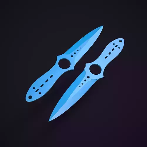 CSGO Skeleton Knife 3D Printable 3D print model
