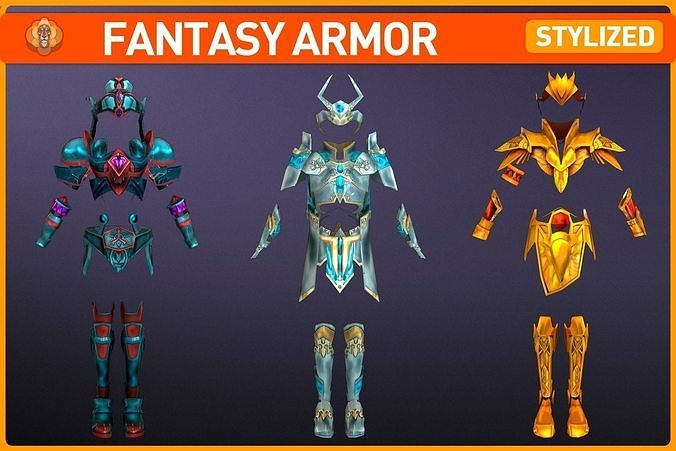 Fantasy Armor 3D model