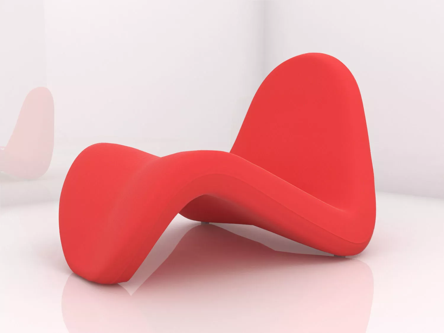 Tongue chair Free 3D model