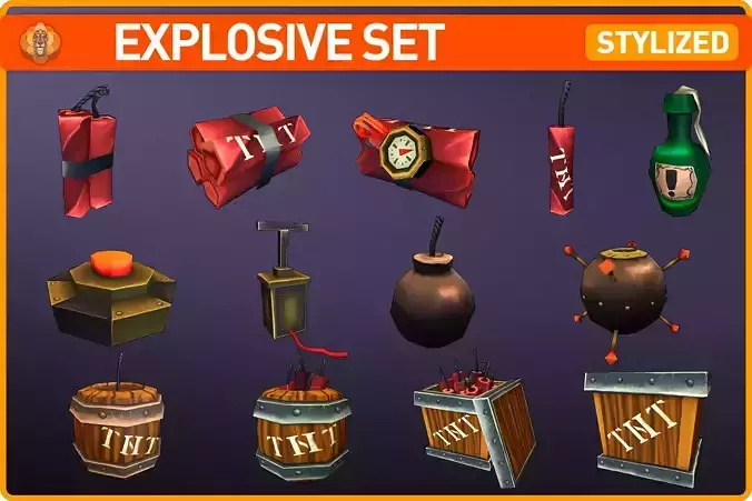 Explosives Set items in explosive