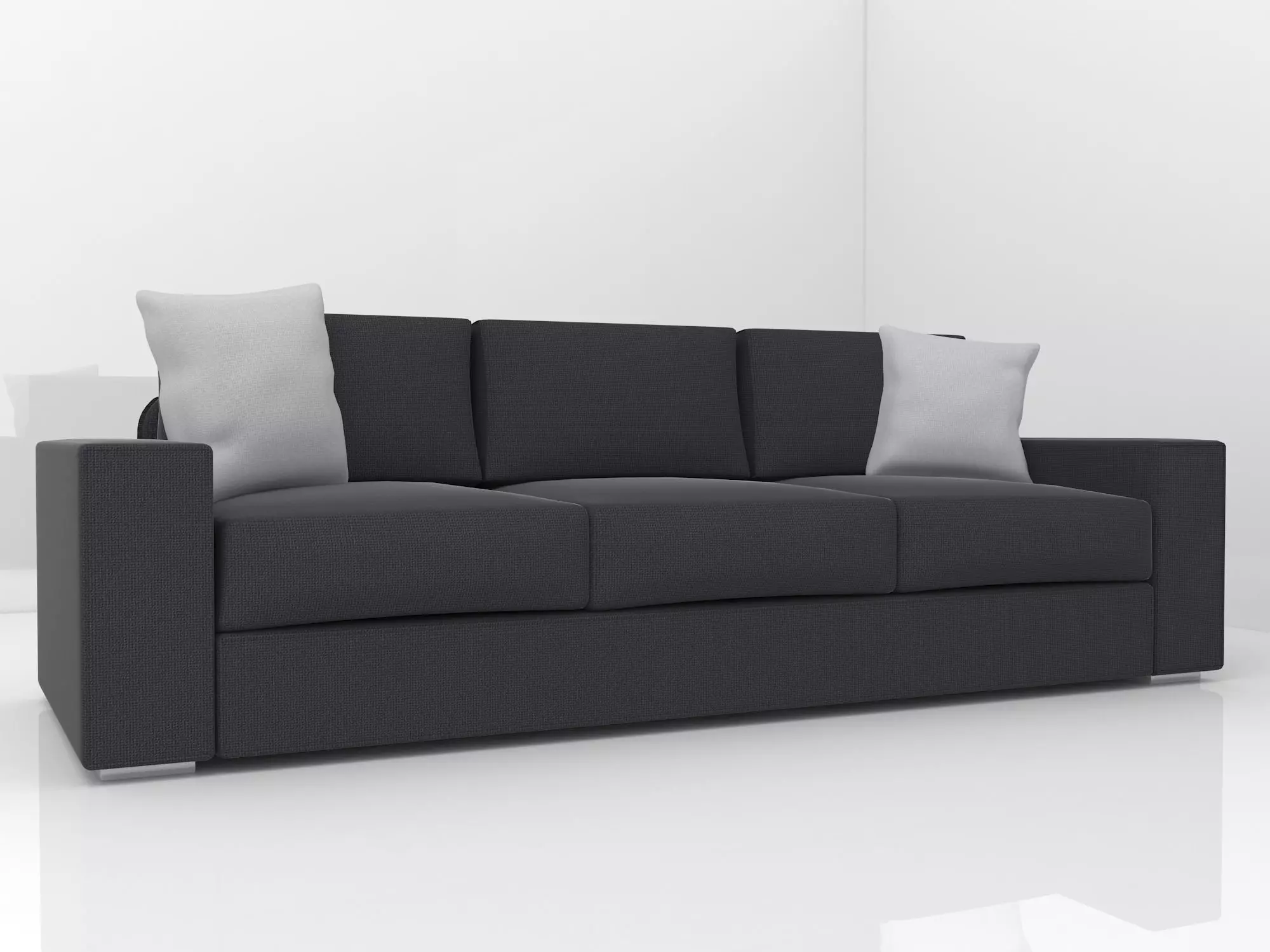Modern couch Free 3D model