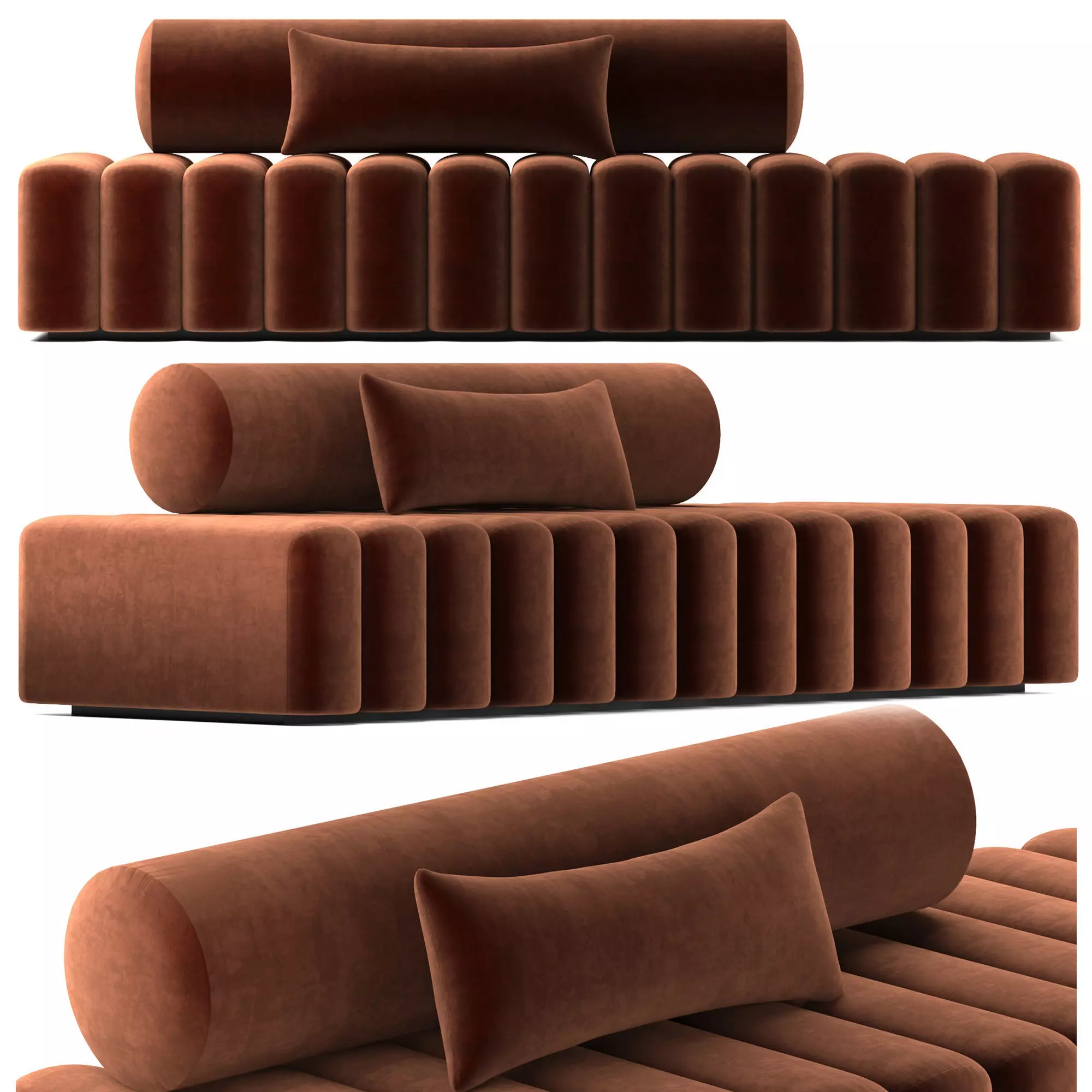 NEW MOON COUCH SOFA 3D model